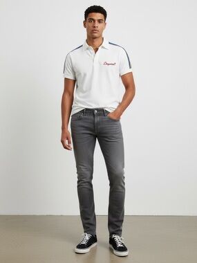 Marc Jacobs Stick Fit Straight Gray Wash Jeans 31/34